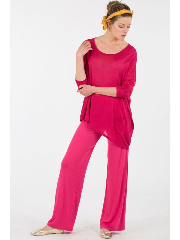 Maxi maglia asimmetrica