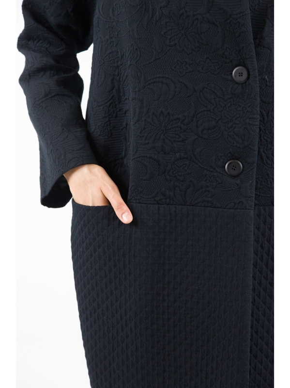 Cappotto lungo matelassé