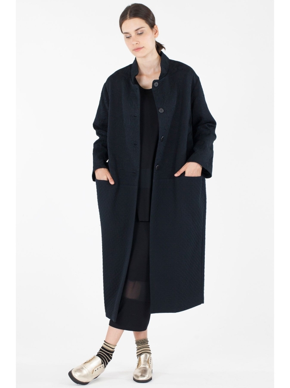 Cappotto lungo matelassé