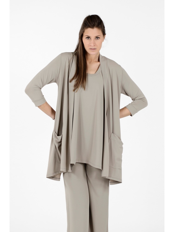 Cardigan bordato