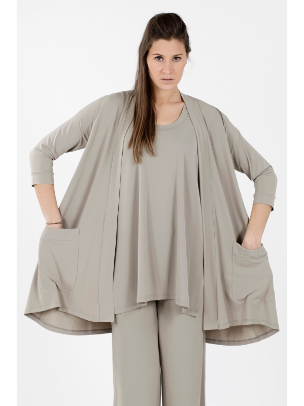 Cardigan bordato