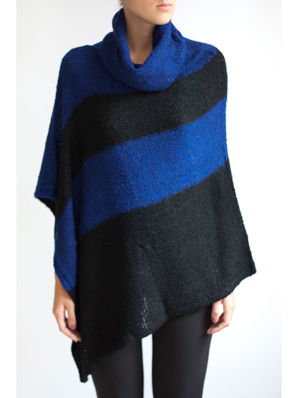 Poncho bouclè
