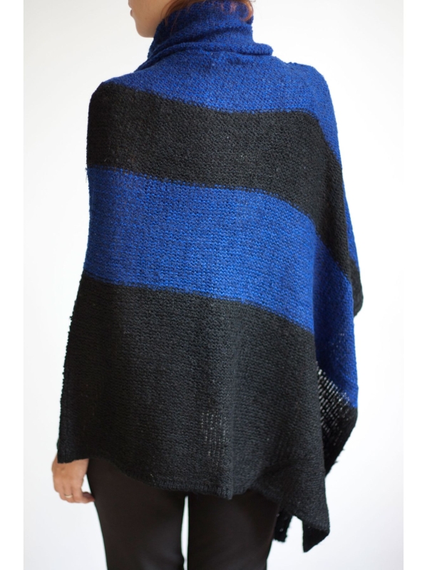 Poncho bouclè