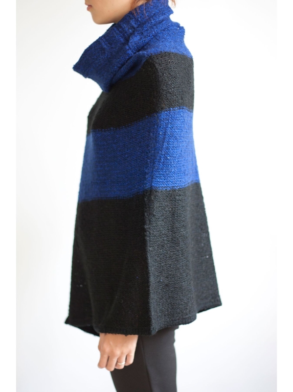 Poncho bouclè