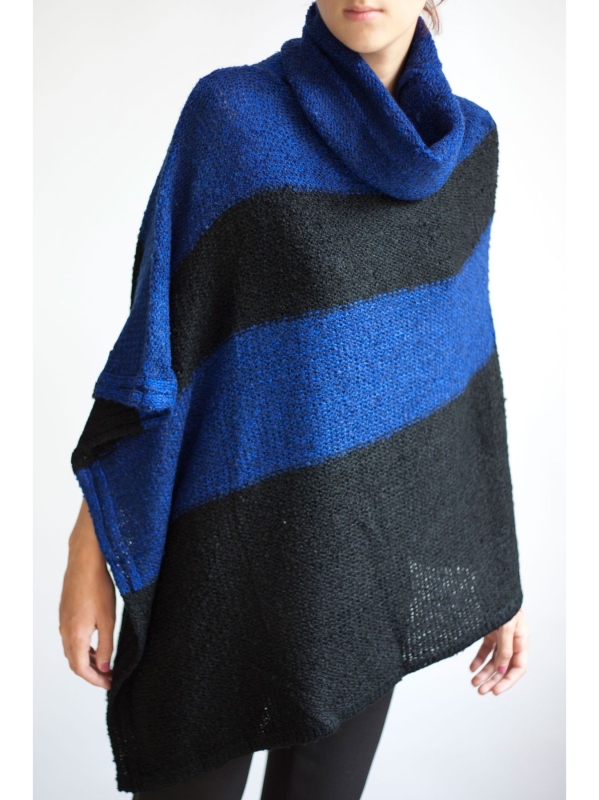 Poncho bouclè