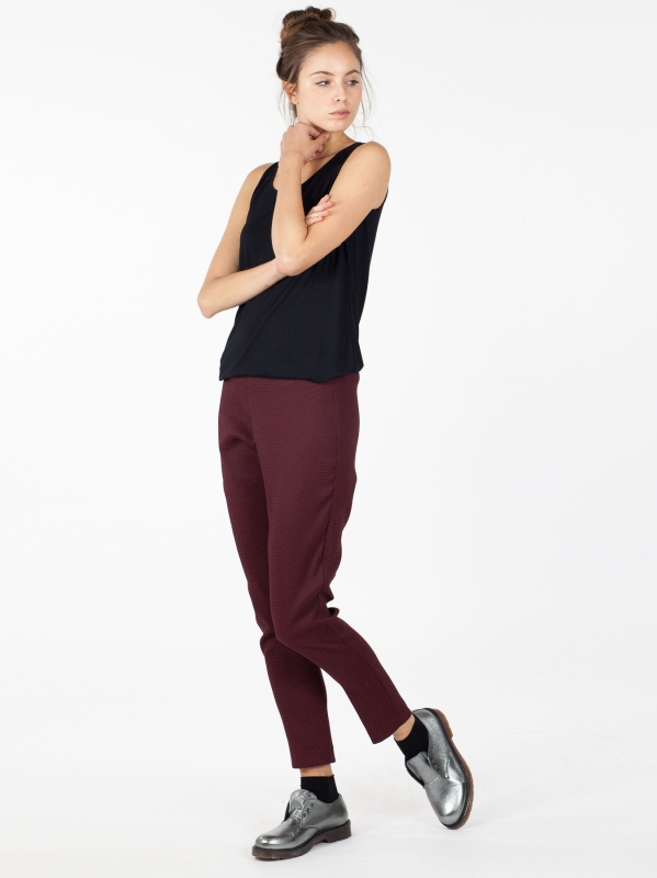 Pantalone chino stampato