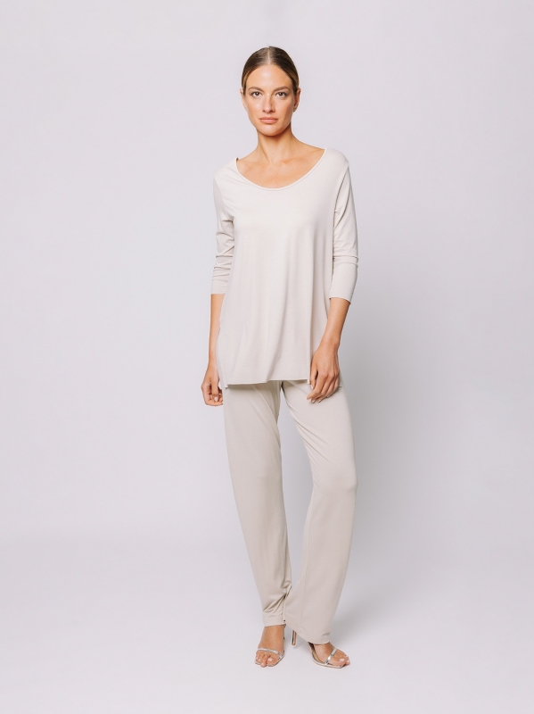 Boxy t-shirt lunga #Essential