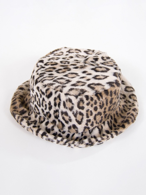 Chapeau stampa leopardata