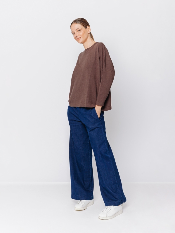 Oversize line shirt