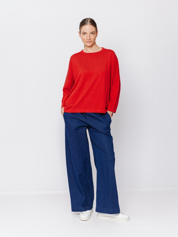 Oversize line shirt