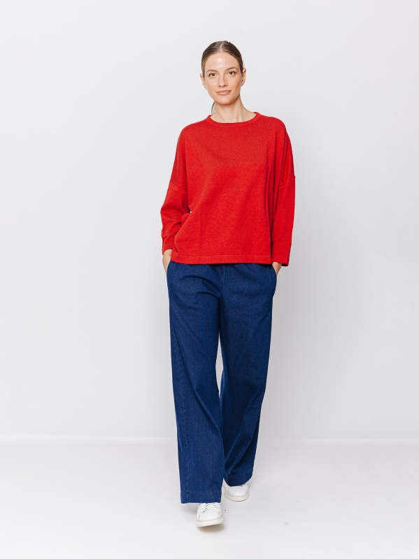 Oversize line shirt