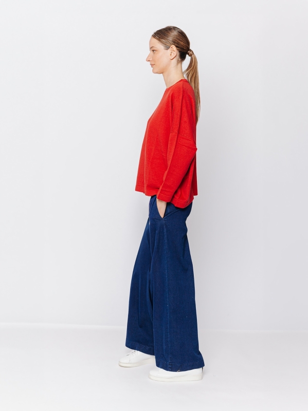 Oversize line shirt