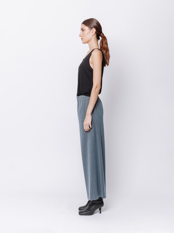 Pantaloni clown gessati