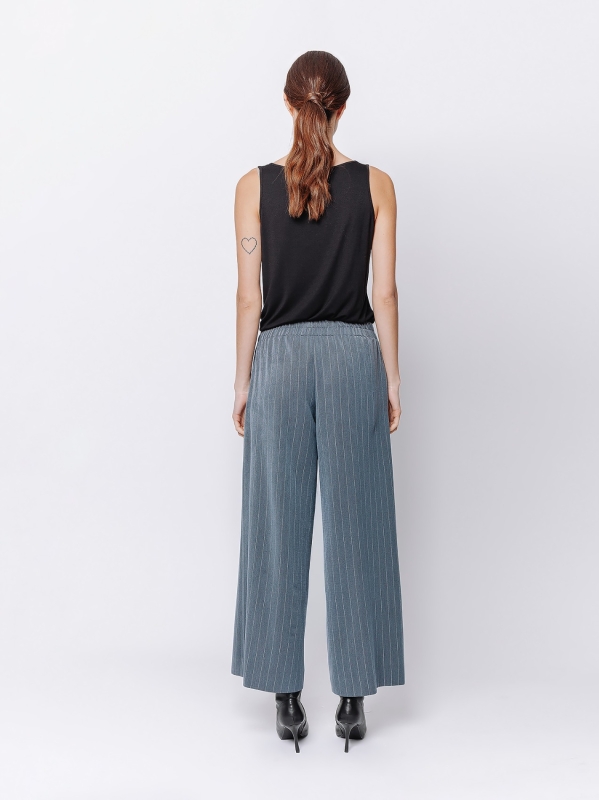 Pantaloni clown gessati
