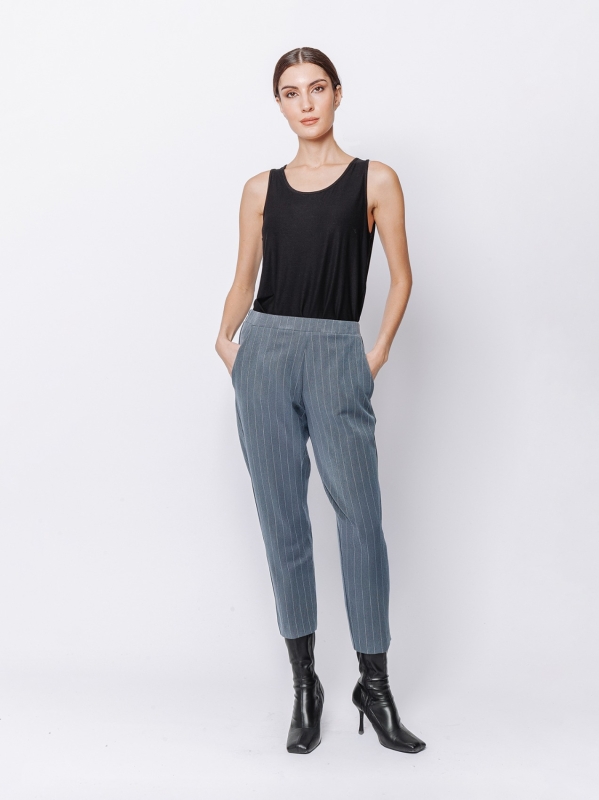 Pinstripe Chinos