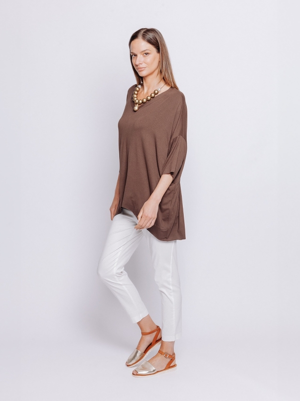 Maxi t-shirt in jersey