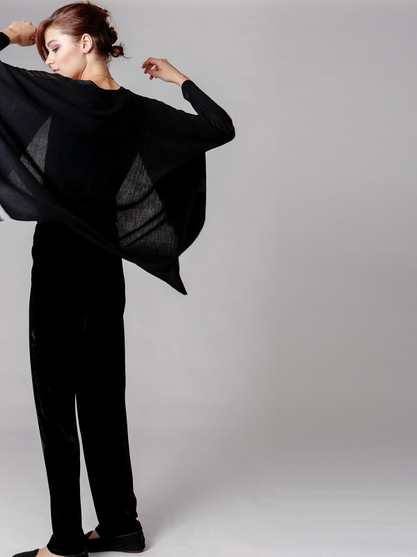 Maxi cardigan rigato