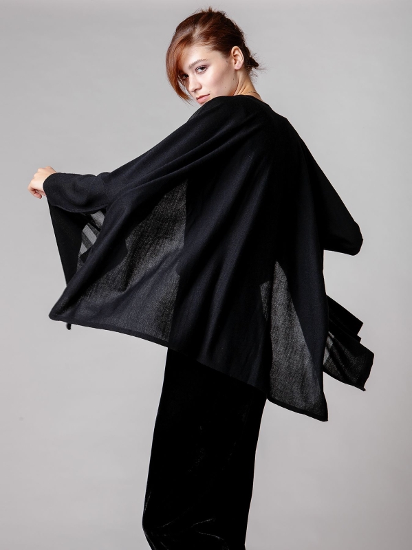 Maxi cardigan rigato