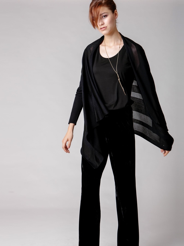 Cardigan fazzoletto
