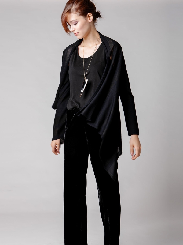 Cardigan fazzoletto