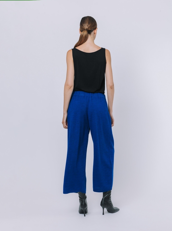 Pantaloni gaucho in maglia