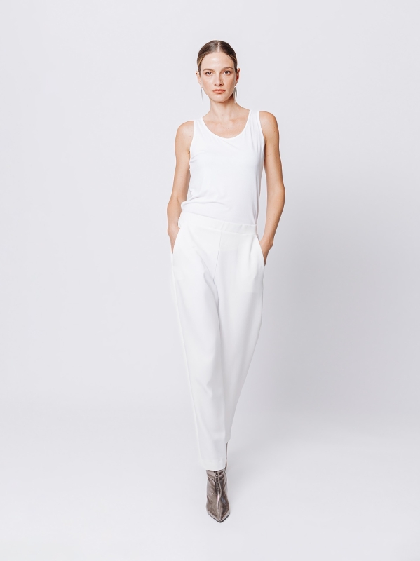 Chinohose aus Wolle