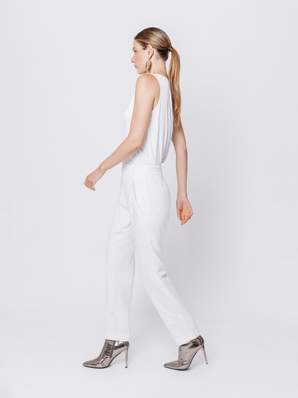 Chinohose aus Wolle