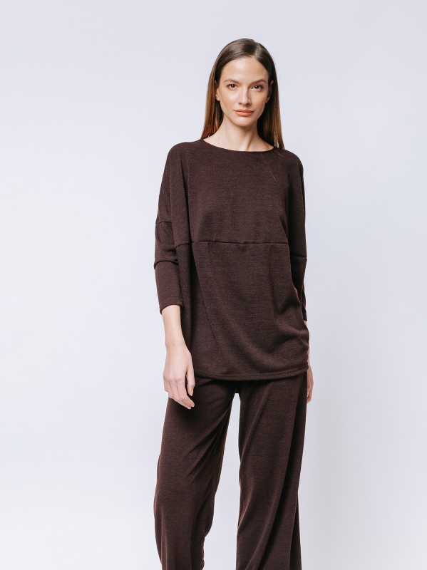 T-shirt ovetto in jersey manolana