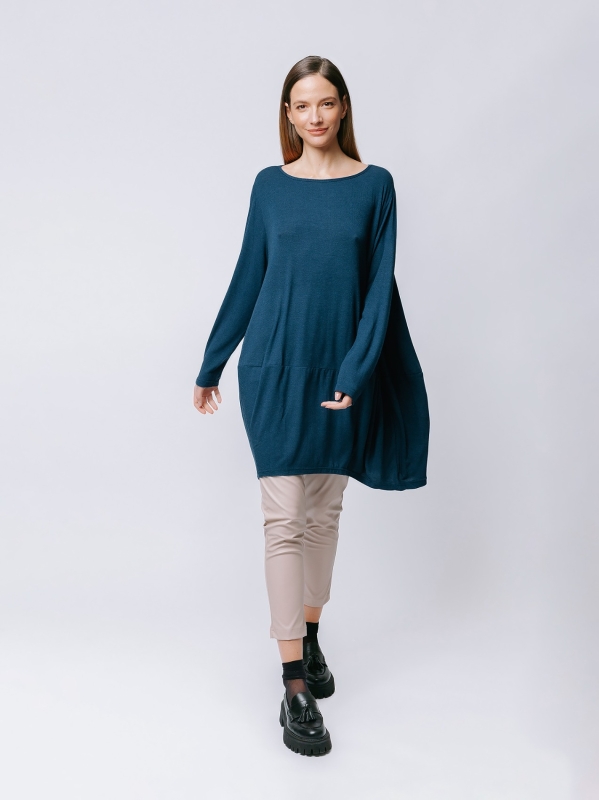 Maxi t-shirt in jersey di viscosa