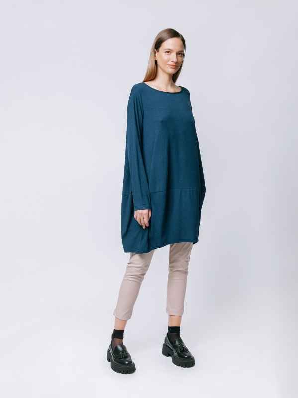 Maxi t-shirt in jersey di viscosa