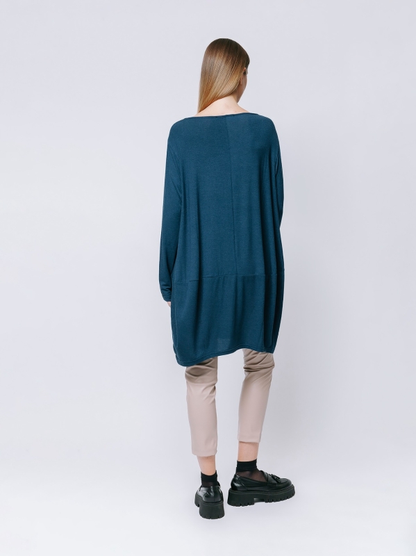 Maxi t-shirt in jersey di viscosa