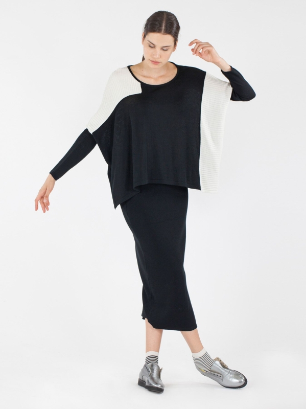 Maxi scatola in maglia