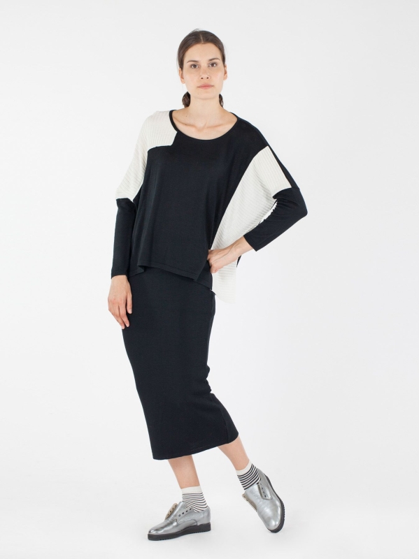 Maxi scatola in maglia