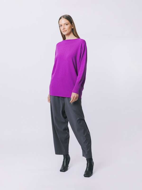 Maglia con collo a cratere