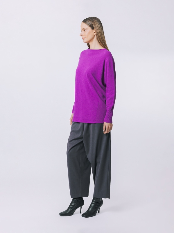 Maglia con collo a cratere