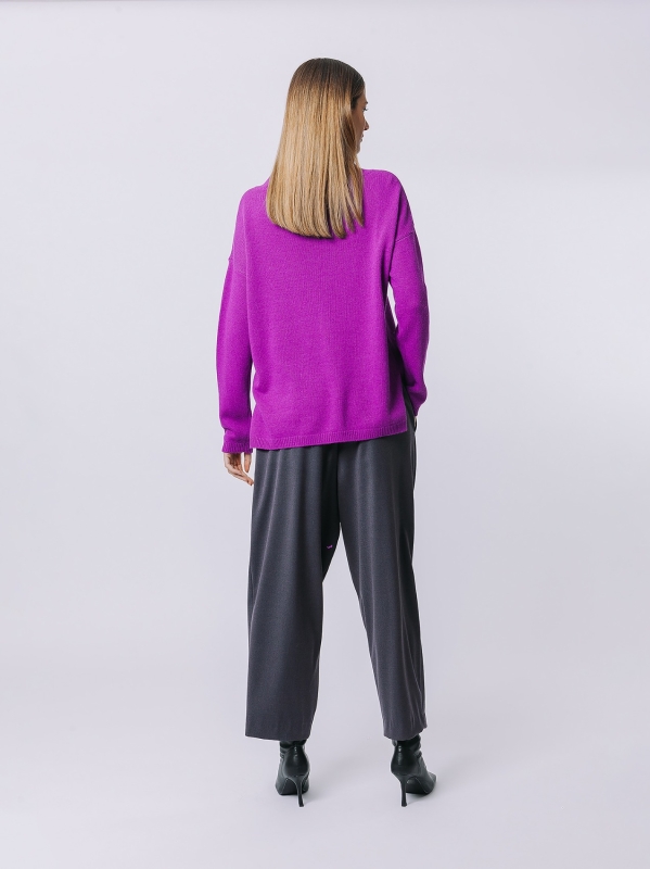 Maglia con collo a barchetta