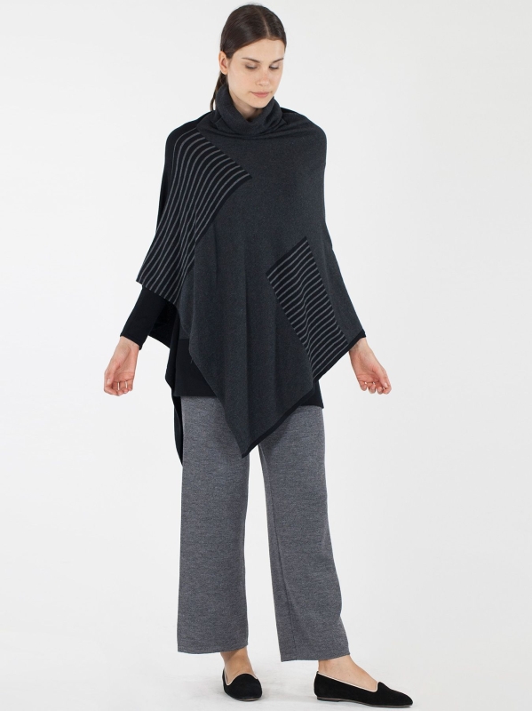 Poncho in maglia
