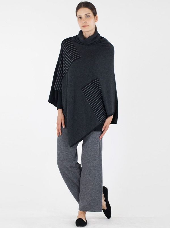 Poncho in maglia