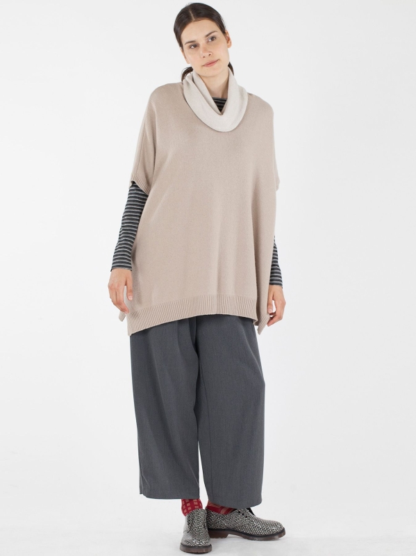 Poncho in maglia