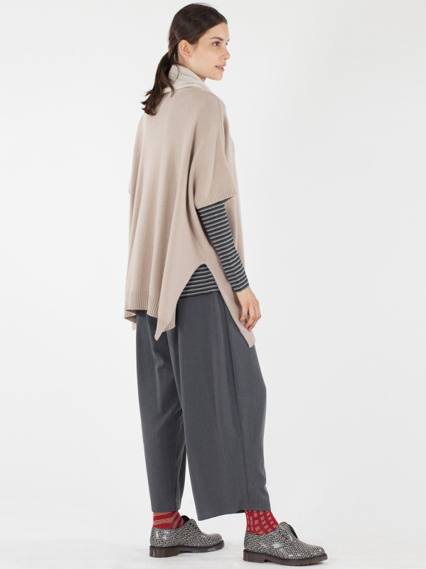 Poncho in maglia