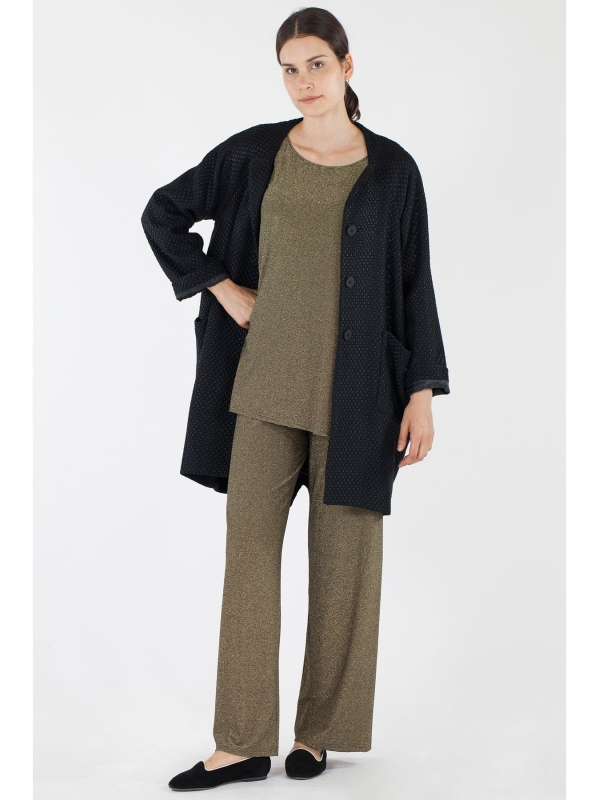 Cappotto effetto lucido opaco