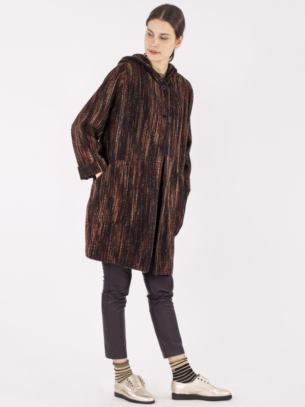 Cappotto con cappuccio