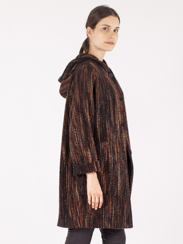 Cappotto con cappuccio