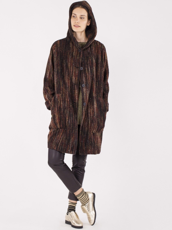 Cappotto con cappuccio