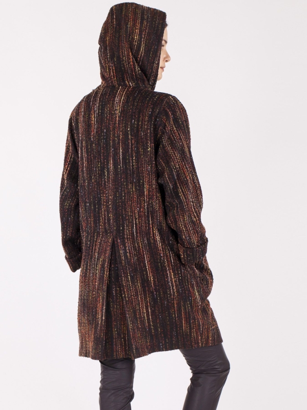 Cappotto con cappuccio