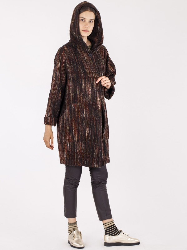 Cappotto con cappuccio