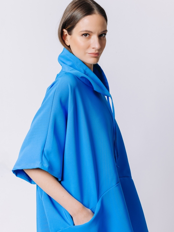 Übergroßer, ultraleichter Pullover mit Kapuze