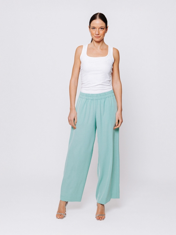 Pantalone palazzo in cady fluido Twelve Months Martino Midali