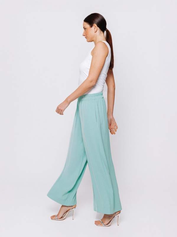 Pantalone palazzo in cady fluido Twelve Months Martino Midali