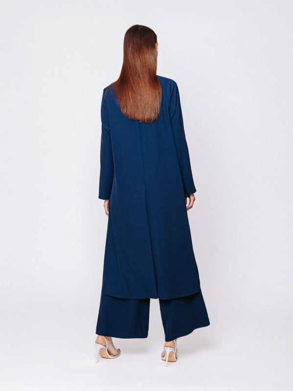 Twelve Months Martino Midali duster coat in flowing cady